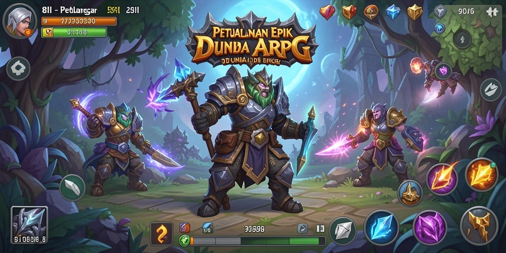 Tampilan gameplay menakjubkan dari 8II dalam pertempuran ARPG.