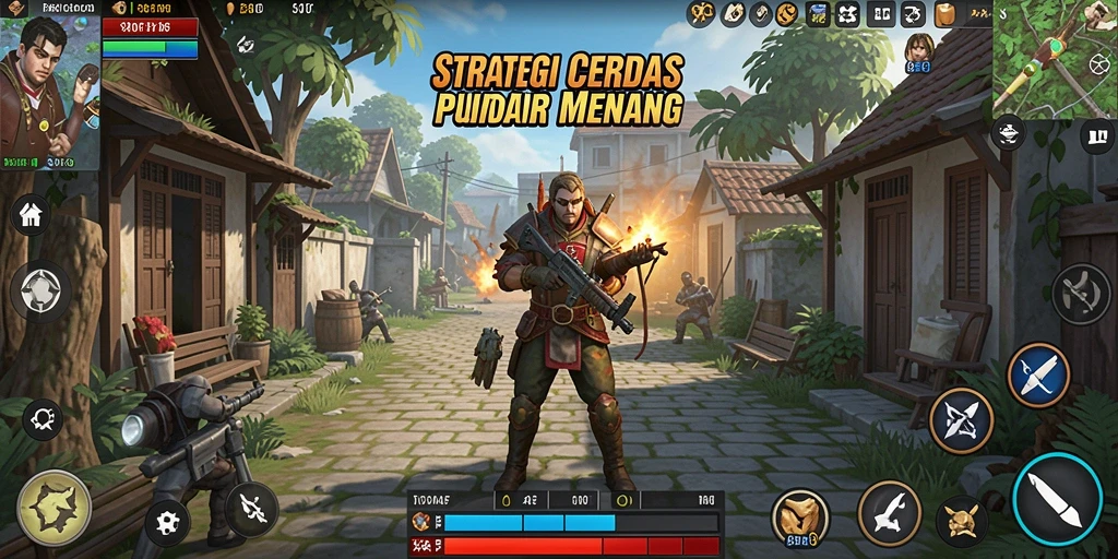 Tampilan gameplay AFAF yang seru dan menegangkan.