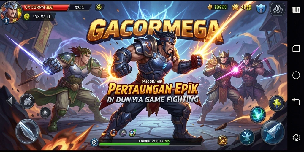 Tampilan aksi brutal dalam gameplay GACORMEGA yang mendebarkan.