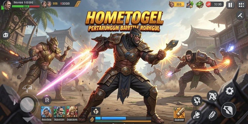 Tampilan menyerupai pertempuran seru dalam HOMETOGEL.