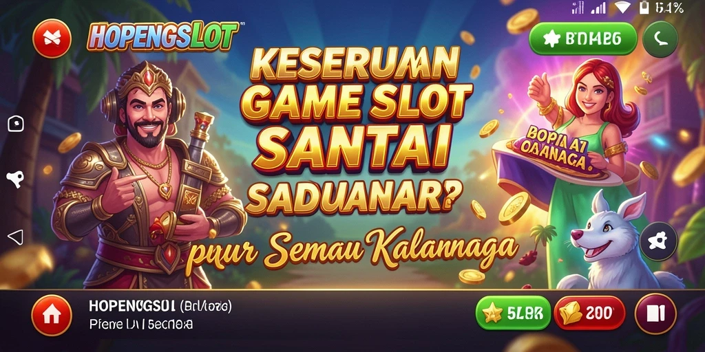 Tampilan gameplay HOPENGSLOT yang menarik dan menghibur.