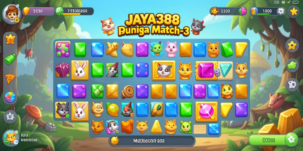 Tampilan gameplay seru dan warna-warni dalam JAYA388.