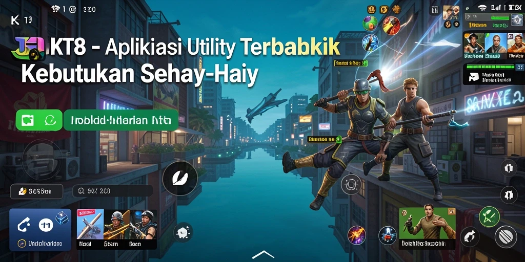 Tampilan antarmuka utama JKT8 yang ramah pengguna.