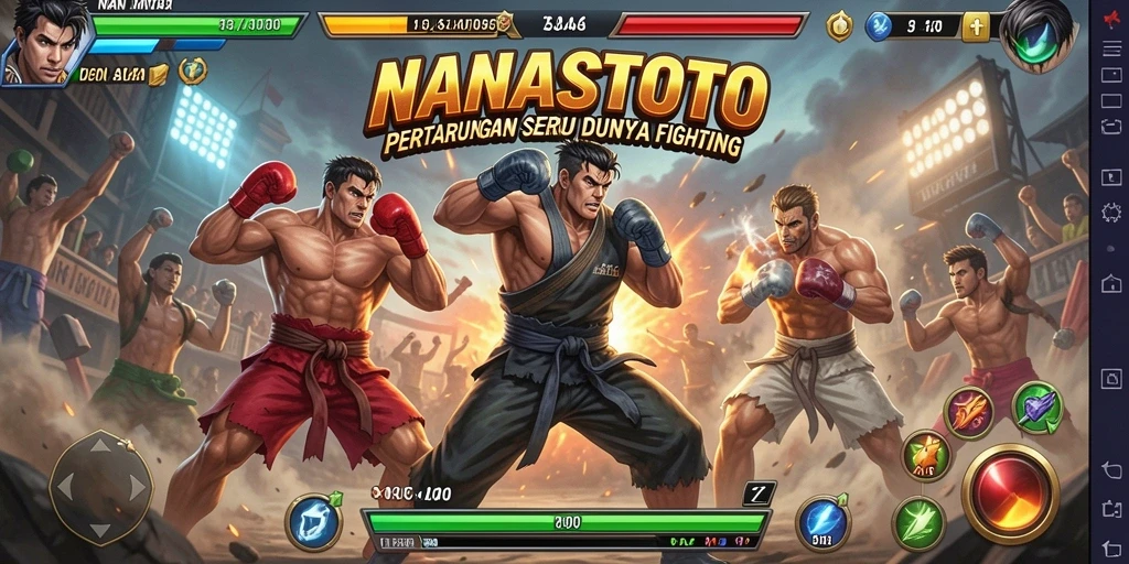 Tangkapan layar dari gameplay NANASTOTO yang intens dan mendebarkan.