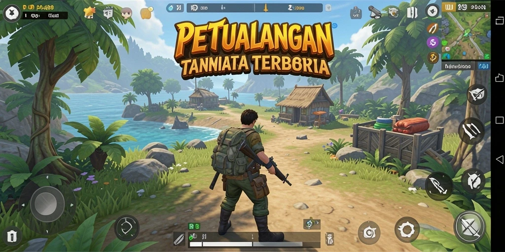 Tangkapan layar gameplay POA88 menampilkan petualangan yang serba bebas di dunia terbuka.