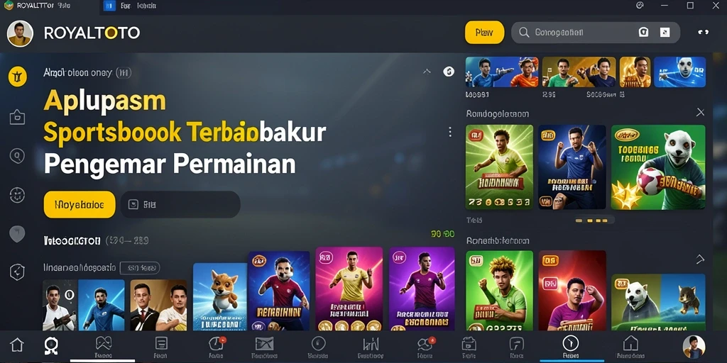 Tampilan gameplay menarik dari ROYALTOTO yang menunjukkan berbagai pilihan taruhan.
